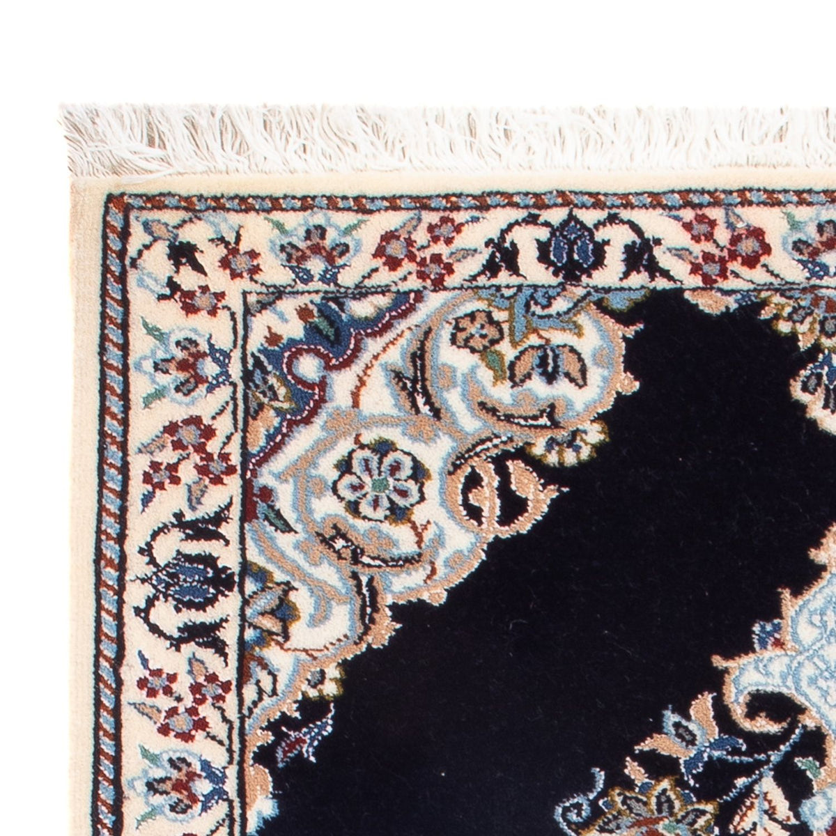Alfombra Persa - Nain - Prima - 75 x 50 cm - azul claro