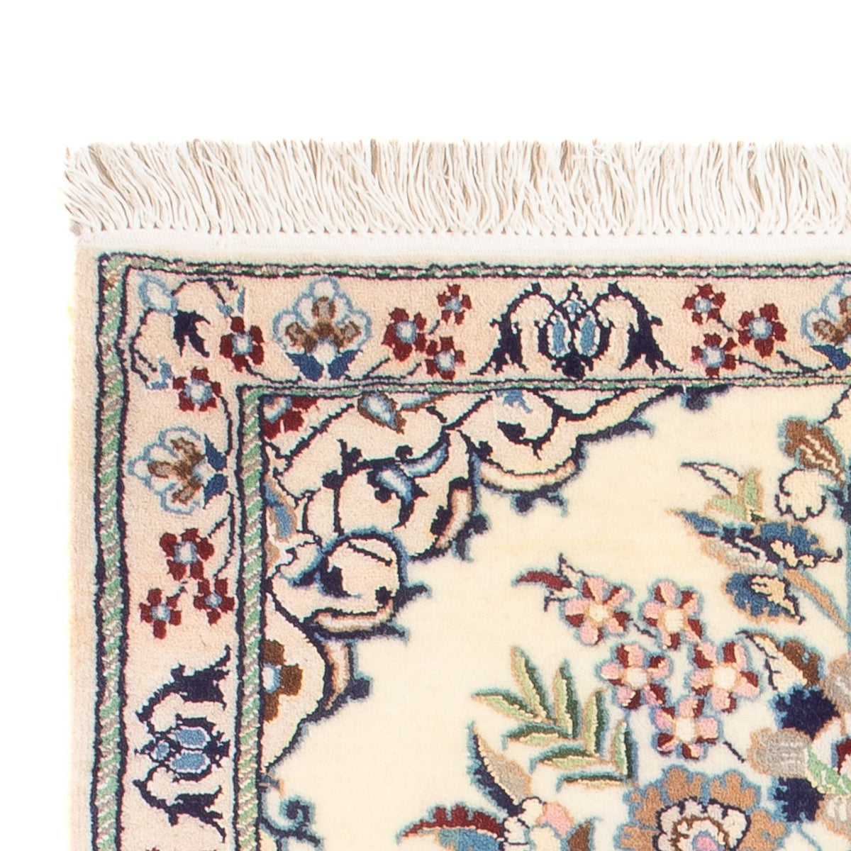 Alfombra Persa - Nain - Prima - 80 x 50 cm - crema