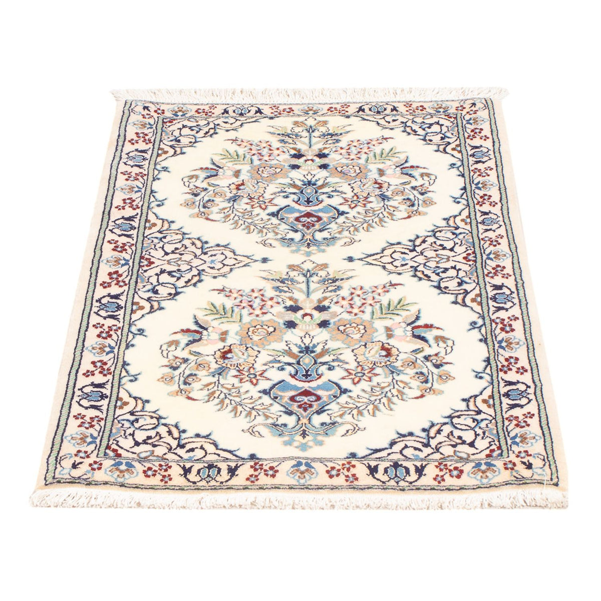 Alfombra Persa - Nain - Prima - 80 x 50 cm - crema