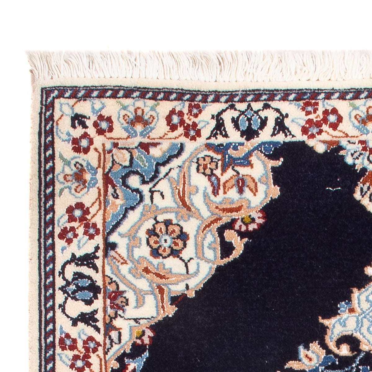 Alfombra Persa - Nain - Prima - 75 x 50 cm - azul claro