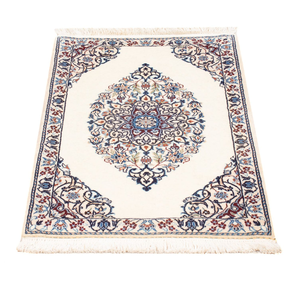 Alfombra Persa - Nain - Prima - 73 x 50 cm - crema