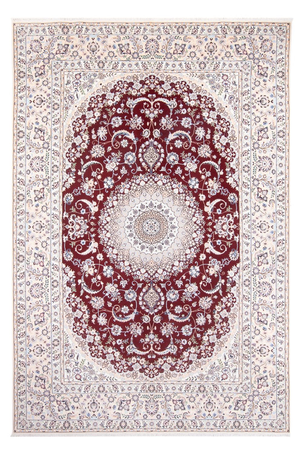 Alfombra Persa - Nain - Prima - 304 x 205 cm - rojo