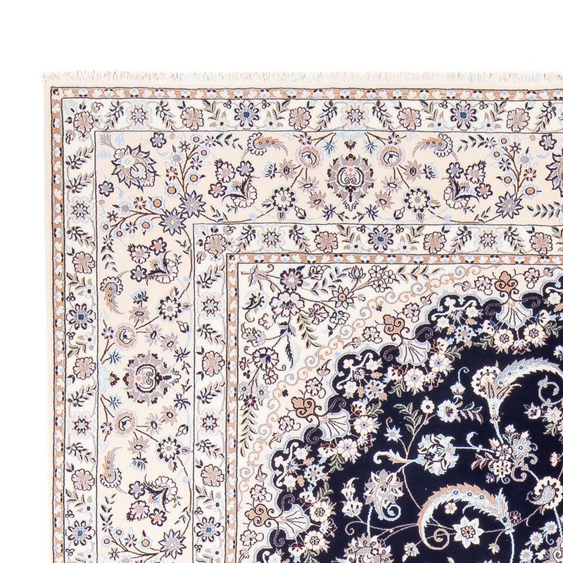 Alfombra Persa - Nain - Prima - 306 x 207 cm - azul oscuro
