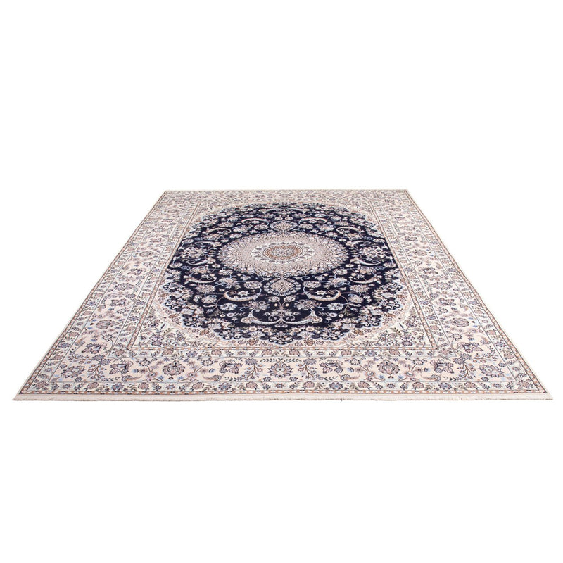 Alfombra Persa - Nain - Prima - 306 x 207 cm - azul oscuro
