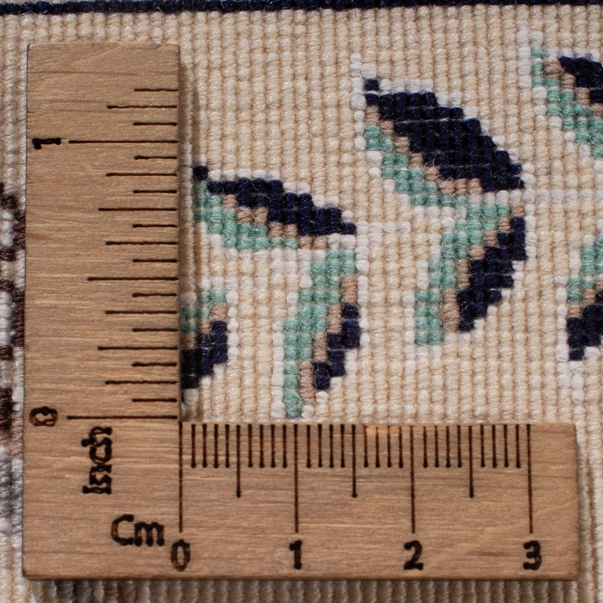 Alfombra Persa - Nain - Prima - 306 x 207 cm - azul oscuro