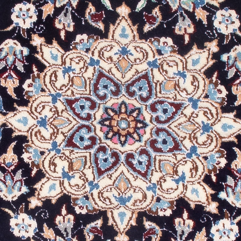 Alfombra Persa - Nain - Prima - 76 x 50 cm - azul oscuro