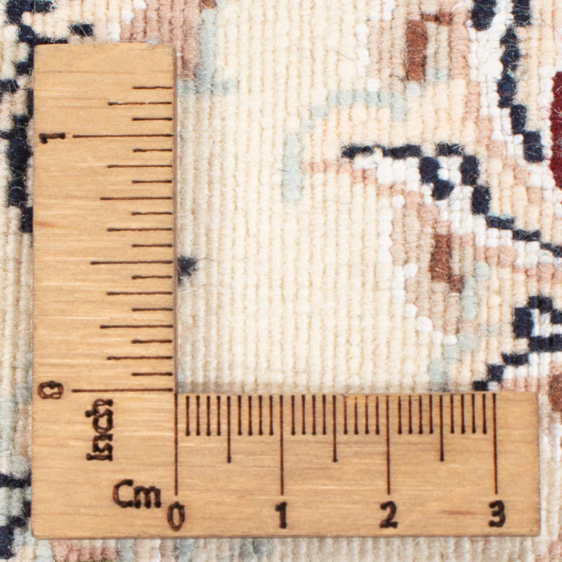 Alfombra Persa - Nain - Prima redondo  - 105 x 104 cm - azul oscuro