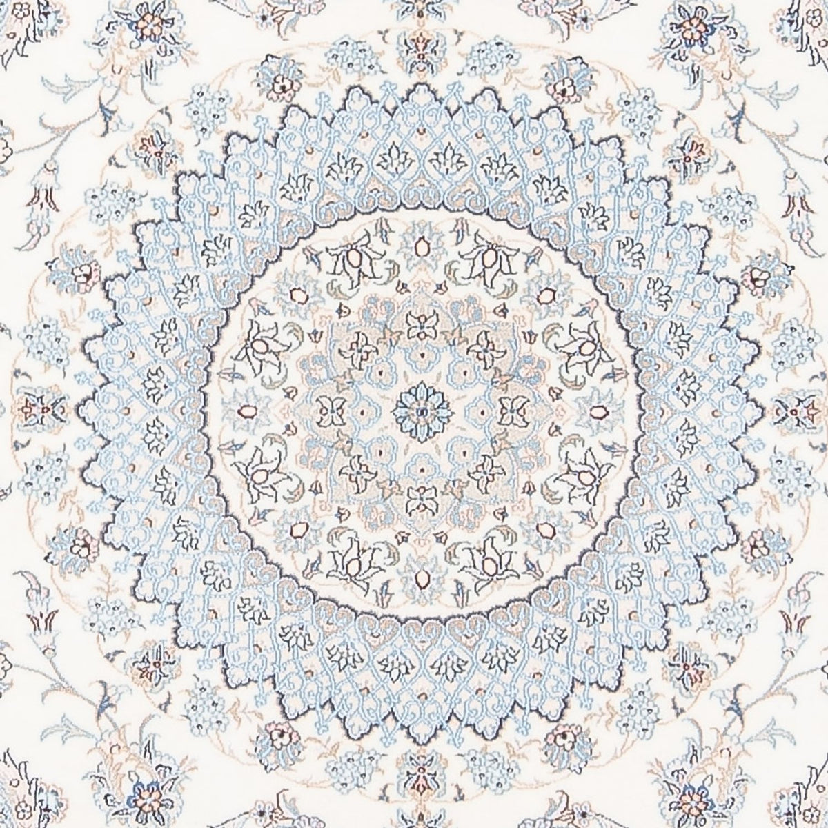 Alfombra Persa - Nain - Prima - 238 x 170 cm - azul claro