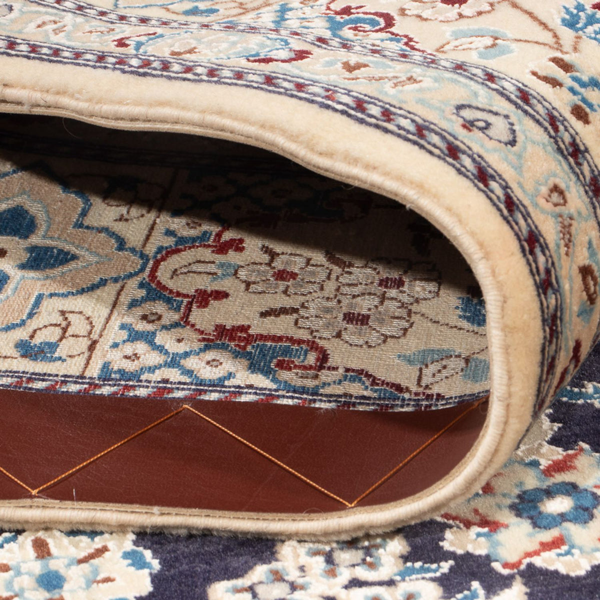 Alfombra Persa - Nain - Prima - 195 x 130 cm - azul oscuro