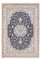 Alfombra Persa - Nain - Prima - 198 x 130 cm - azul oscuro