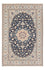 Alfombra Persa - Nain - Prima - 196 x 133 cm - azul oscuro