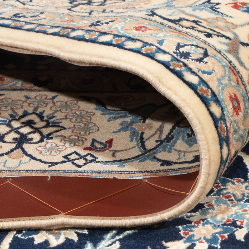 Alfombra Persa - Nain - Prima - 196 x 133 cm - azul oscuro