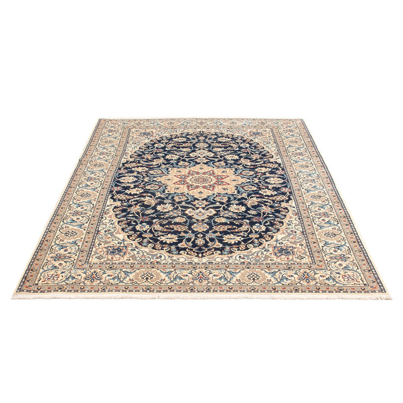 Alfombra Persa - Nain - Prima - 196 x 133 cm - azul oscuro