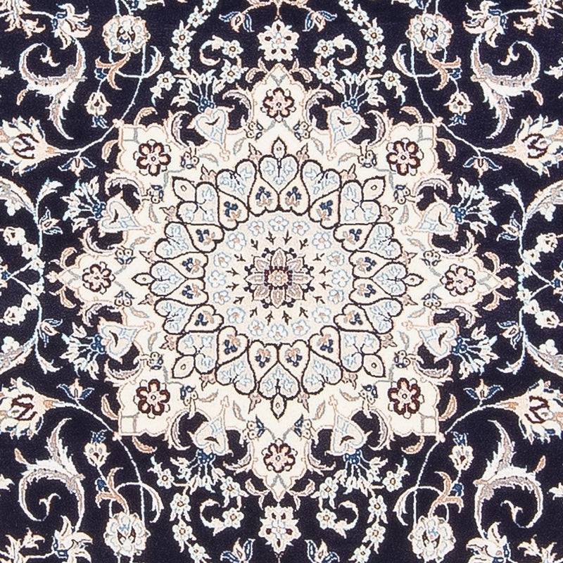 Alfombra Persa - Nain - Prima - 175 x 128 cm - azul oscuro