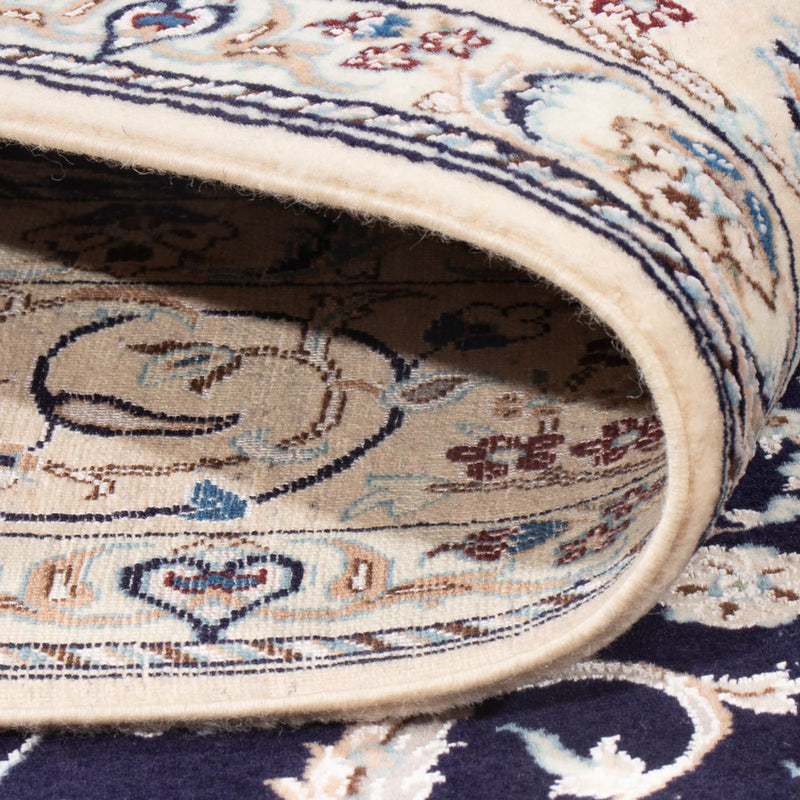 Alfombra Persa - Nain - Prima - 175 x 128 cm - azul oscuro