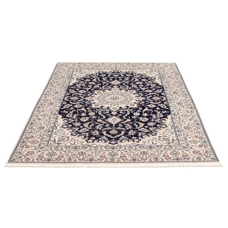 Alfombra Persa - Nain - Prima - 175 x 128 cm - azul oscuro