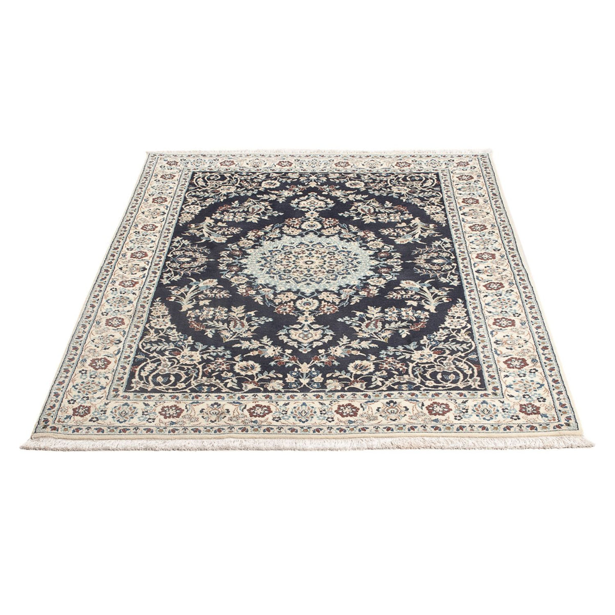 Alfombra Persa - Nain - Prima - 150 x 102 cm - azul oscuro