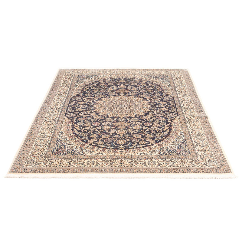 Alfombra Persa - Nain - Prima - 188 x 130 cm - azul oscuro