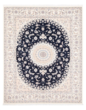 Alfombra Persa - Nain - Prima - 198 x 132 cm - azul oscuro
