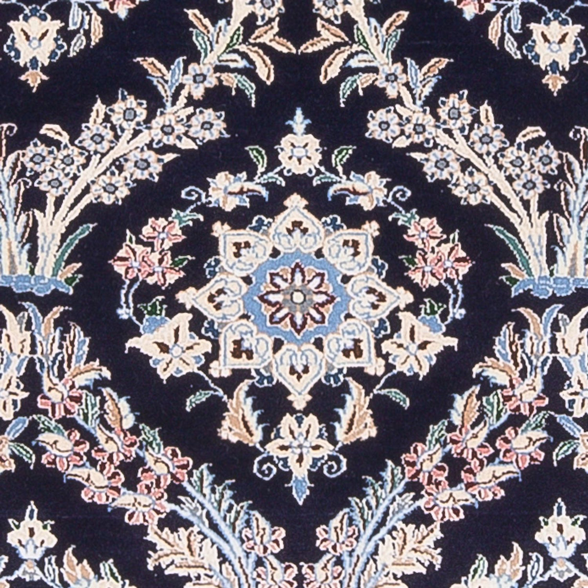 Alfombra Persa - Nain - Prima - 142 x 98 cm - azul oscuro