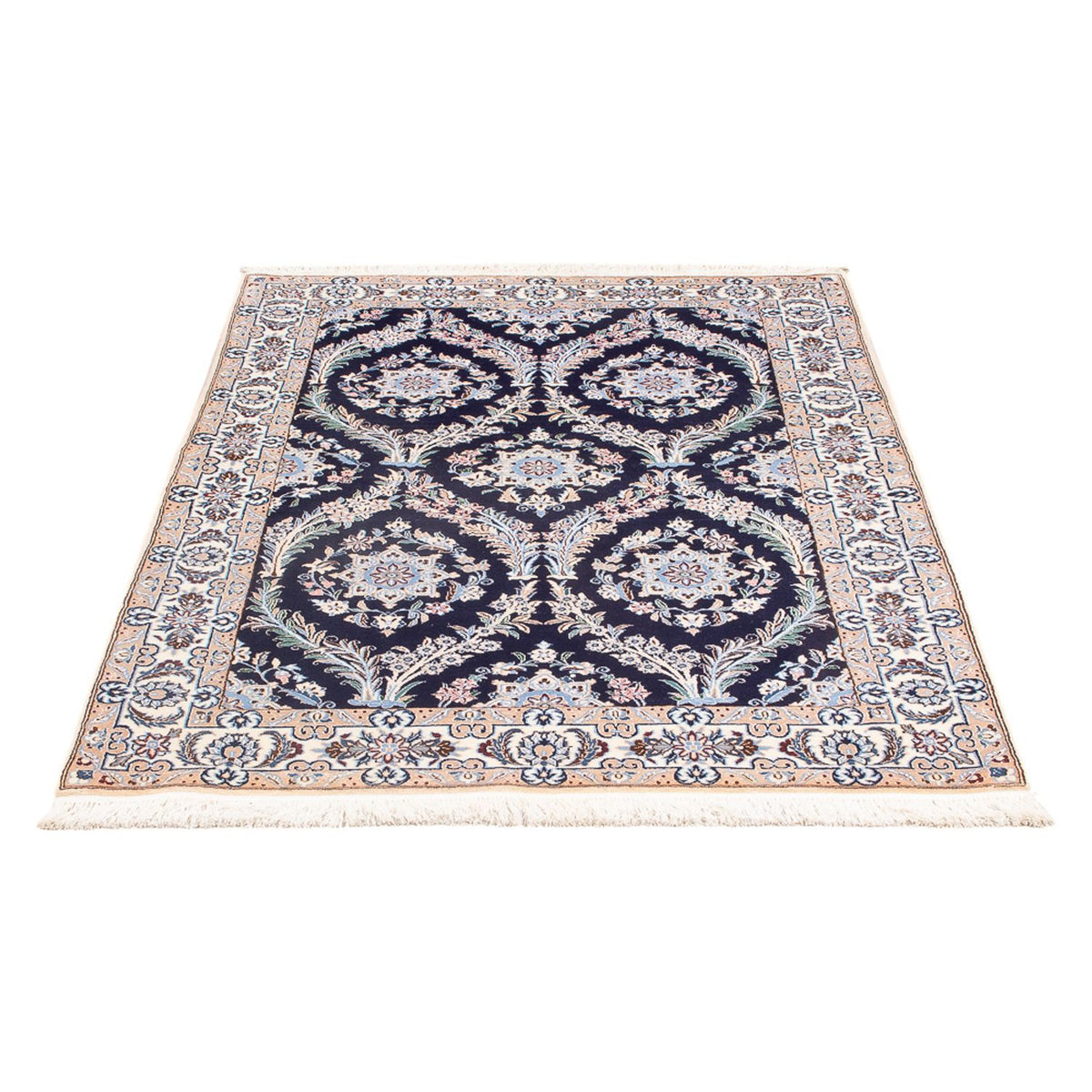 Alfombra Persa - Nain - Prima - 142 x 98 cm - azul oscuro