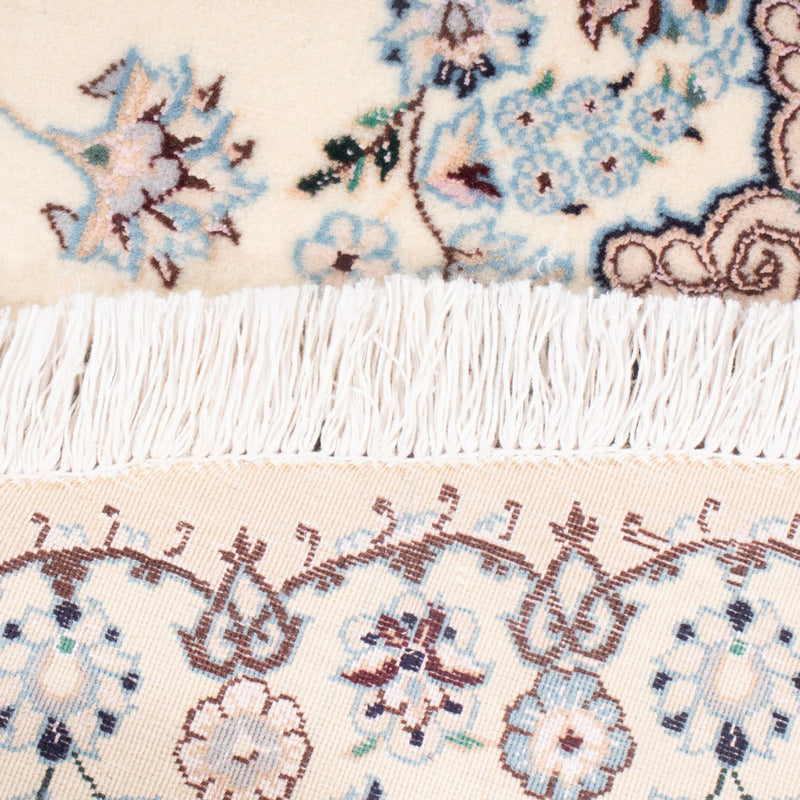 Alfombra Persa - Nain - Prima redondo  - 247 x 247 cm - crema