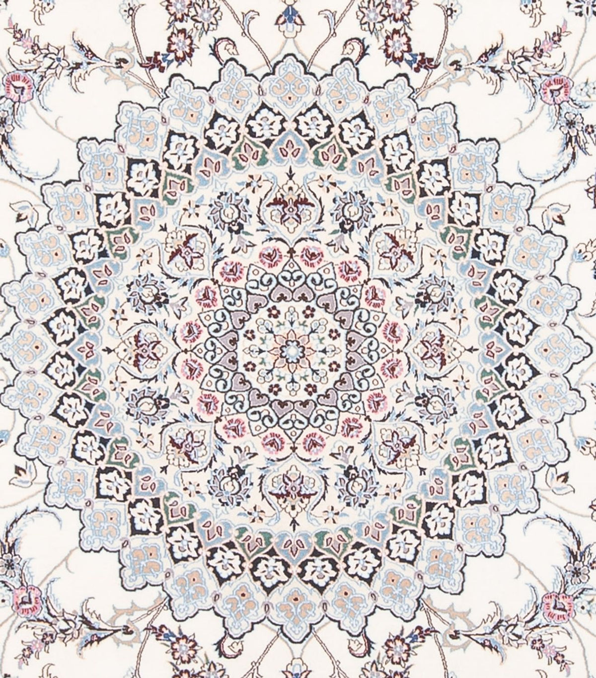 Alfombra Persa - Nain - Prima - 260 x 257 cm - crema