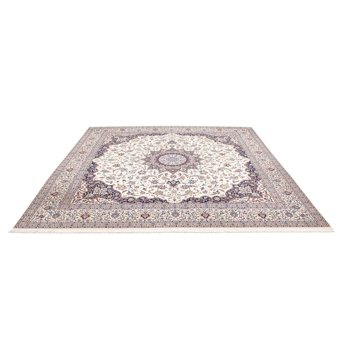 Alfombra Persa - Nain - Prima cuadrado - 308 x 308 cm - crema