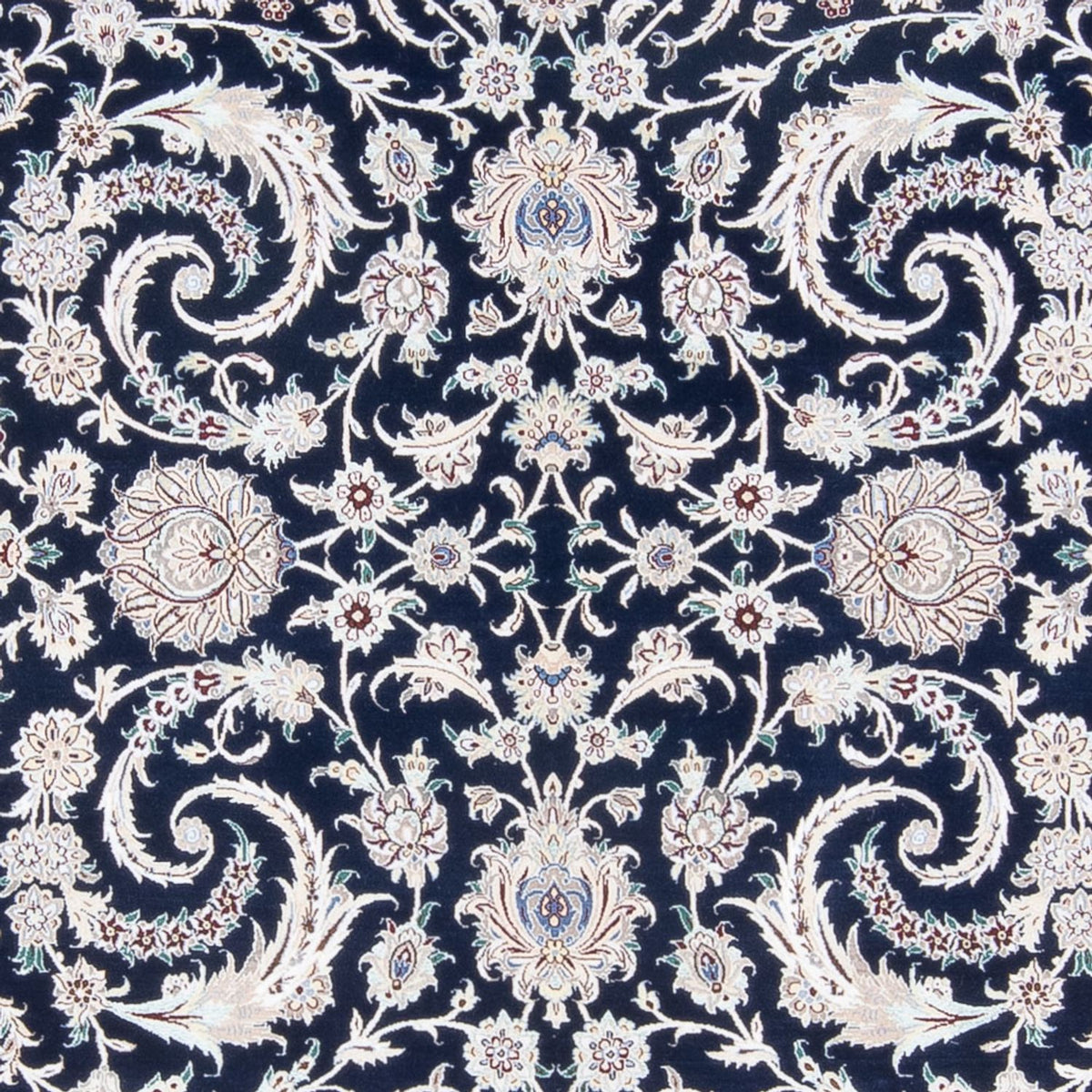 Alfombra Persa - Nain - Prima - 298 x 195 cm - azul oscuro