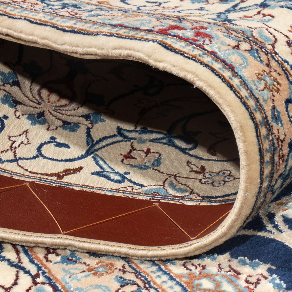 Alfombra Persa - Nain - Prima - 240 x 165 cm - azul oscuro
