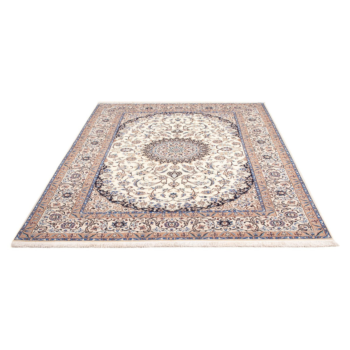 Alfombra Persa - Nain - Prima - 235 x 152 cm - crema
