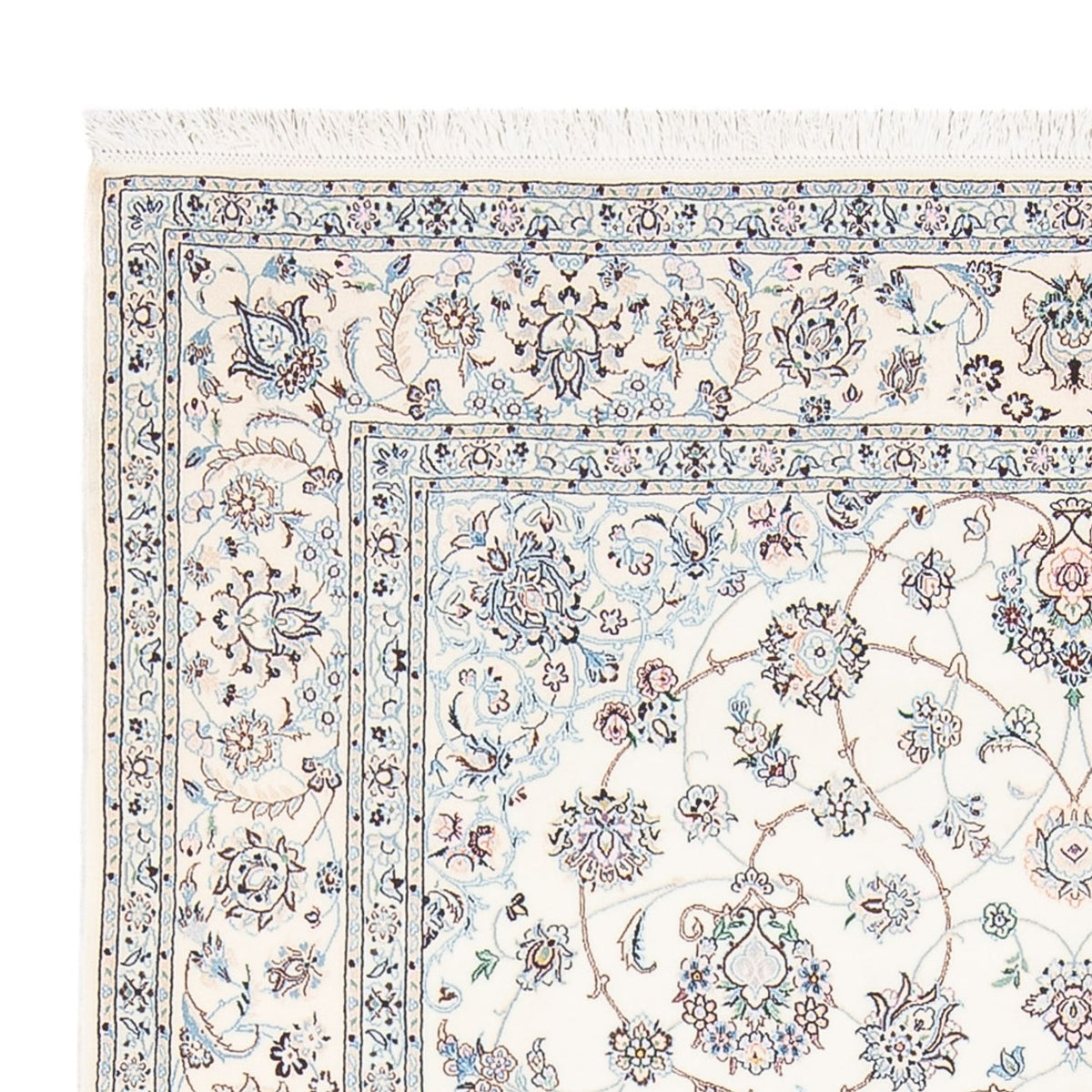 Alfombra Persa - Nain - Prima - 240 x 155 cm - crema