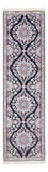 Alfombra de pasillo Alfombra Persa - Nain - Prima - 188 x 58 cm - azul oscuro