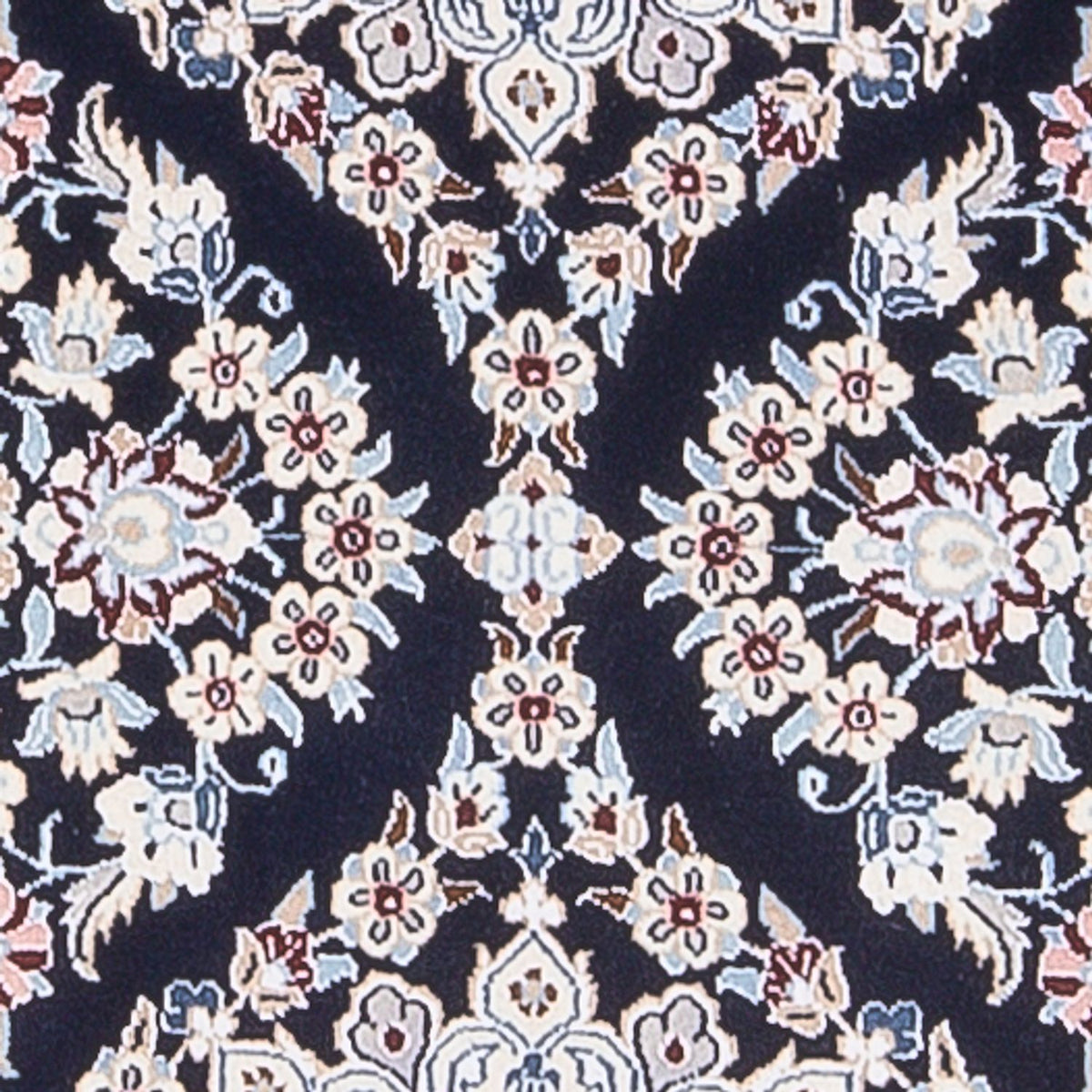 Alfombra de pasillo Alfombra Persa - Nain - Prima - 188 x 58 cm - azul oscuro