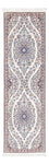 Alfombra de pasillo Alfombra Persa - Nain - Prima - 150 x 50 cm - crema