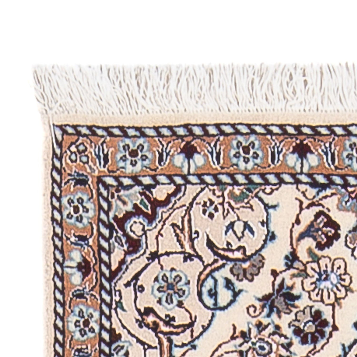 Alfombra de pasillo Alfombra Persa - Nain - Prima - 150 x 48 cm - beige oscuro