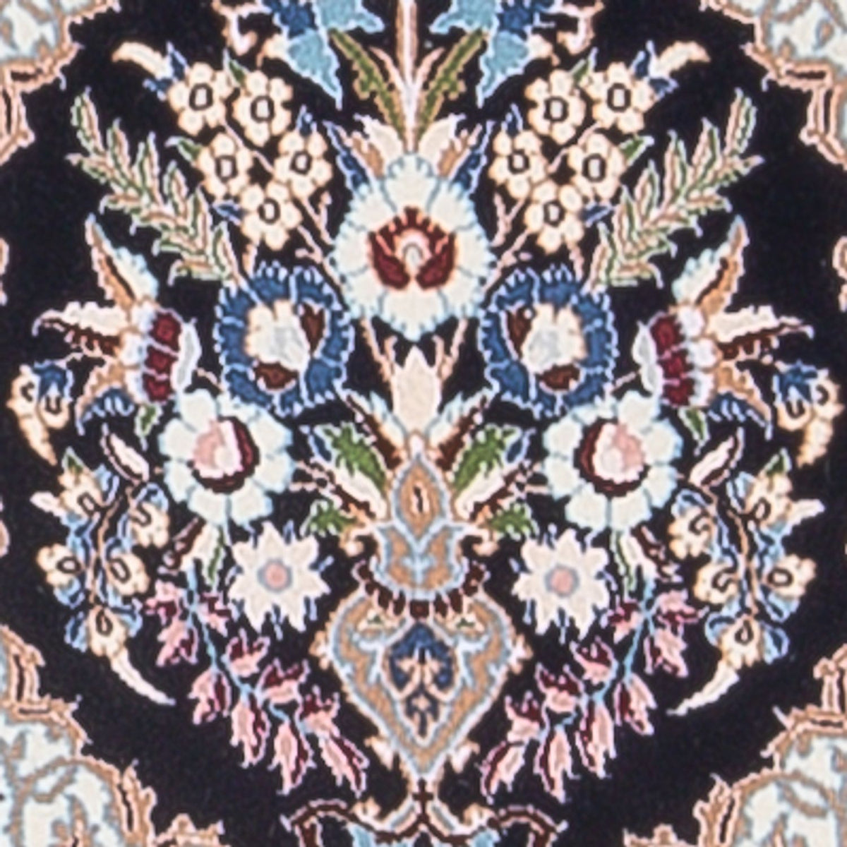 Alfombra de pasillo Alfombra Persa - Nain - Prima - 215 x 33 cm - azul oscuro