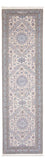 Alfombra de pasillo Alfombra Persa - Nain - Prima - 315 x 91 cm - gris