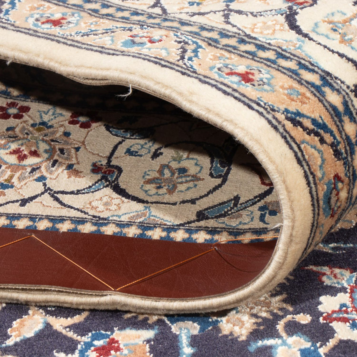 Alfombra Persa - Nain - Prima - 202 x 129 cm - azul oscuro