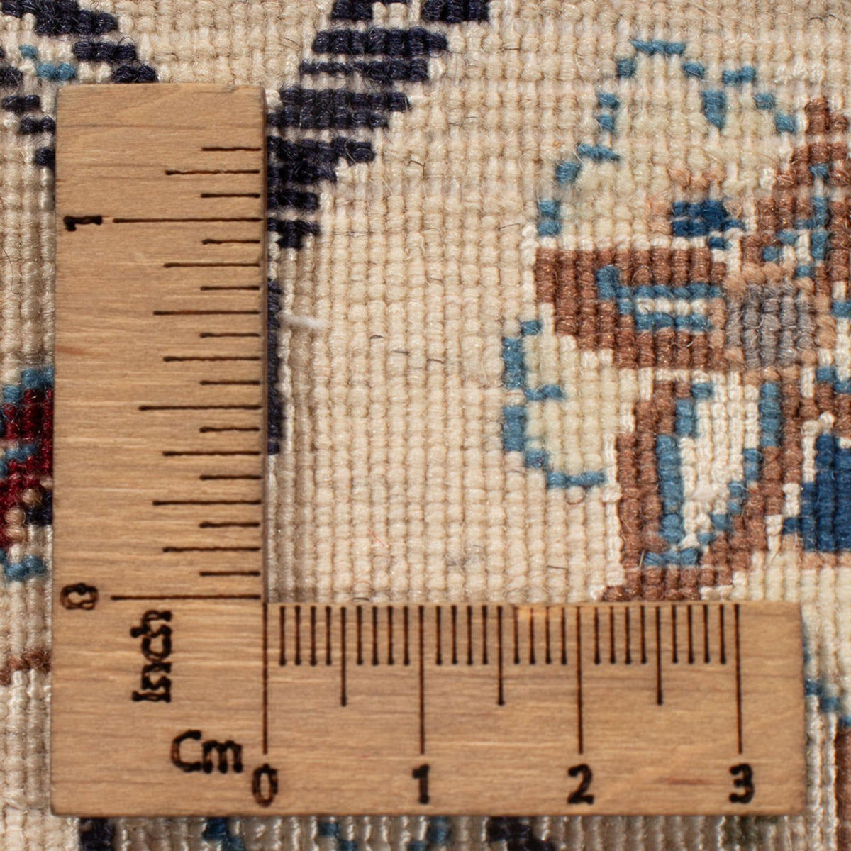 Alfombra Persa - Nain - Prima - 202 x 129 cm - azul oscuro