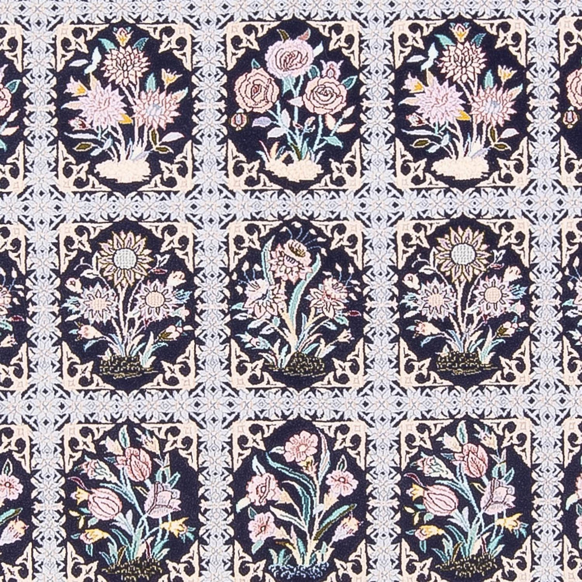 Alfombra Persa - Nain - Prima - 220 x 148 cm - azul oscuro