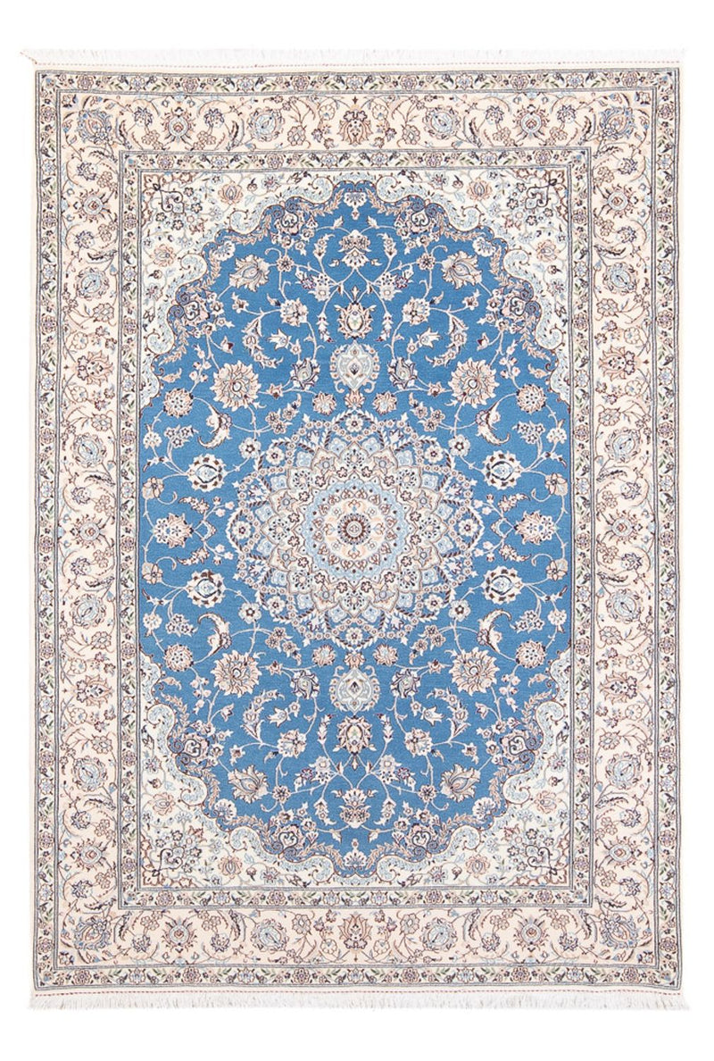 Alfombra Persa - Nain - Prima - 198 x 131 cm - azul