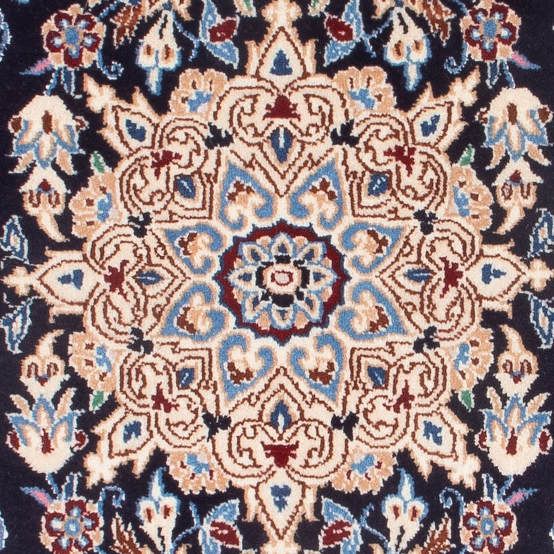 Alfombra Persa - Nain - Prima - 83 x 48 cm - azul oscuro