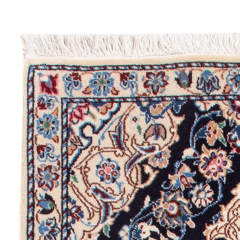 Alfombra Persa - Nain - Prima - 83 x 48 cm - azul oscuro