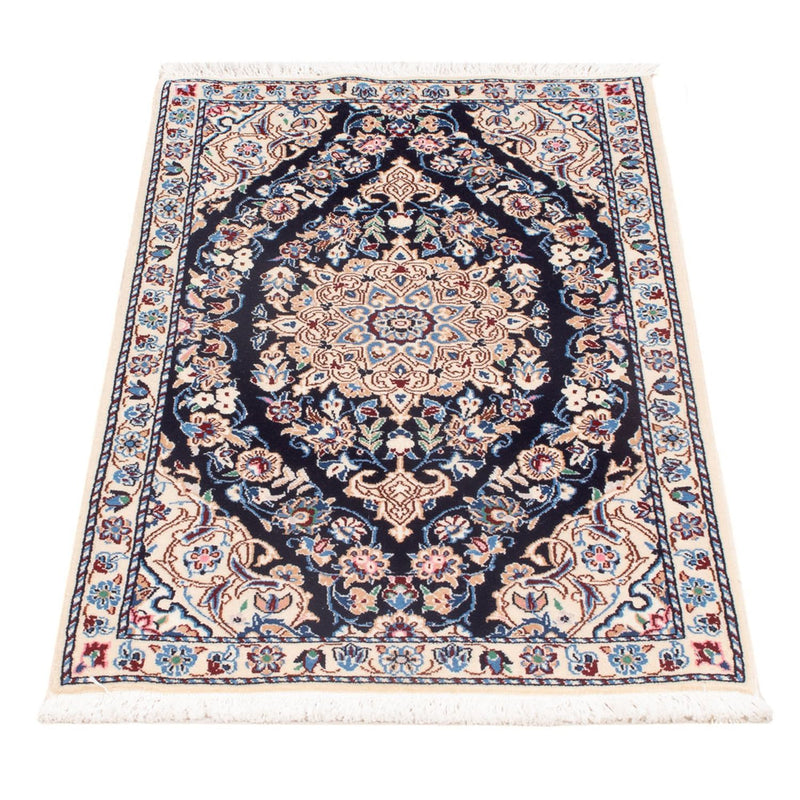 Alfombra Persa - Nain - Prima - 83 x 48 cm - azul oscuro