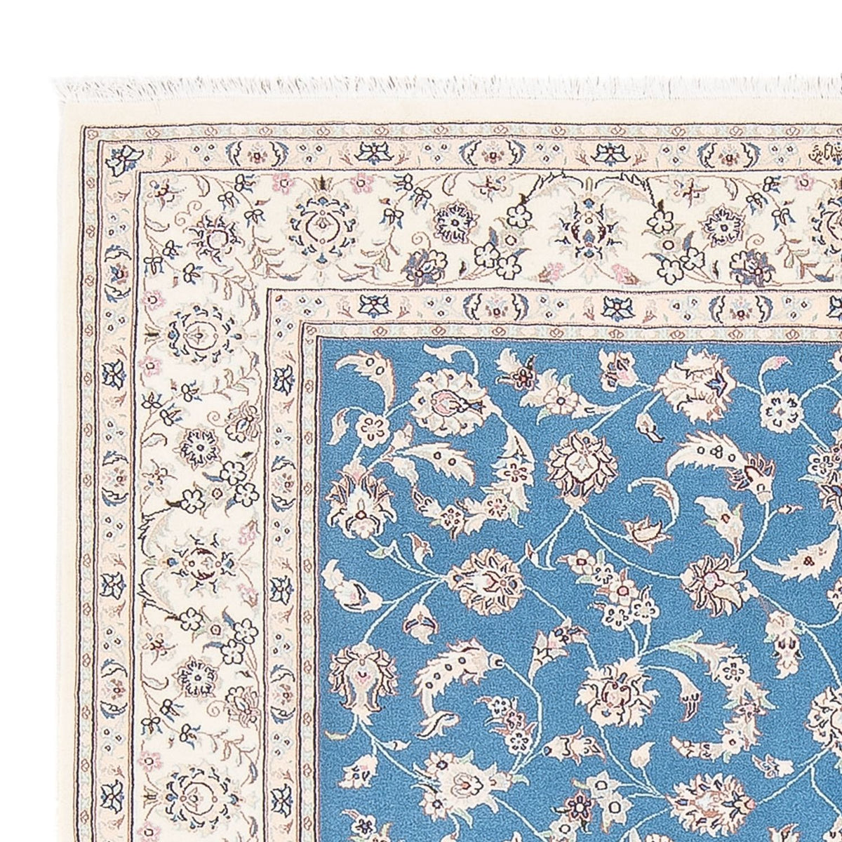 Alfombra Persa - Nain - Prima - 200 x 150 cm - azul