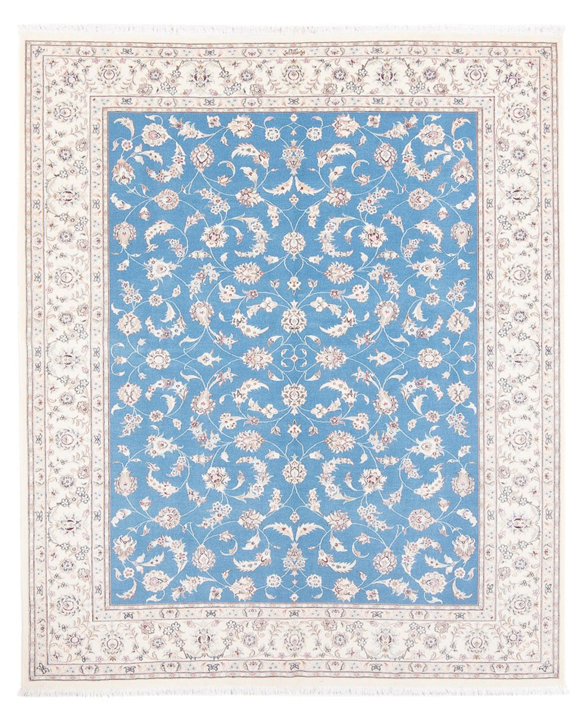 Alfombra Persa - Nain - Prima - 200 x 155 cm - azul