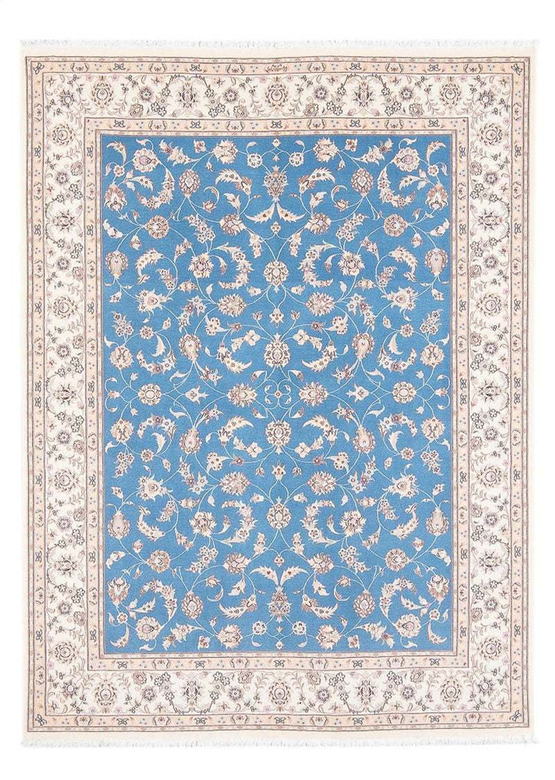 Alfombra Persa - Nain - Prima - 210 x 151 cm - azul