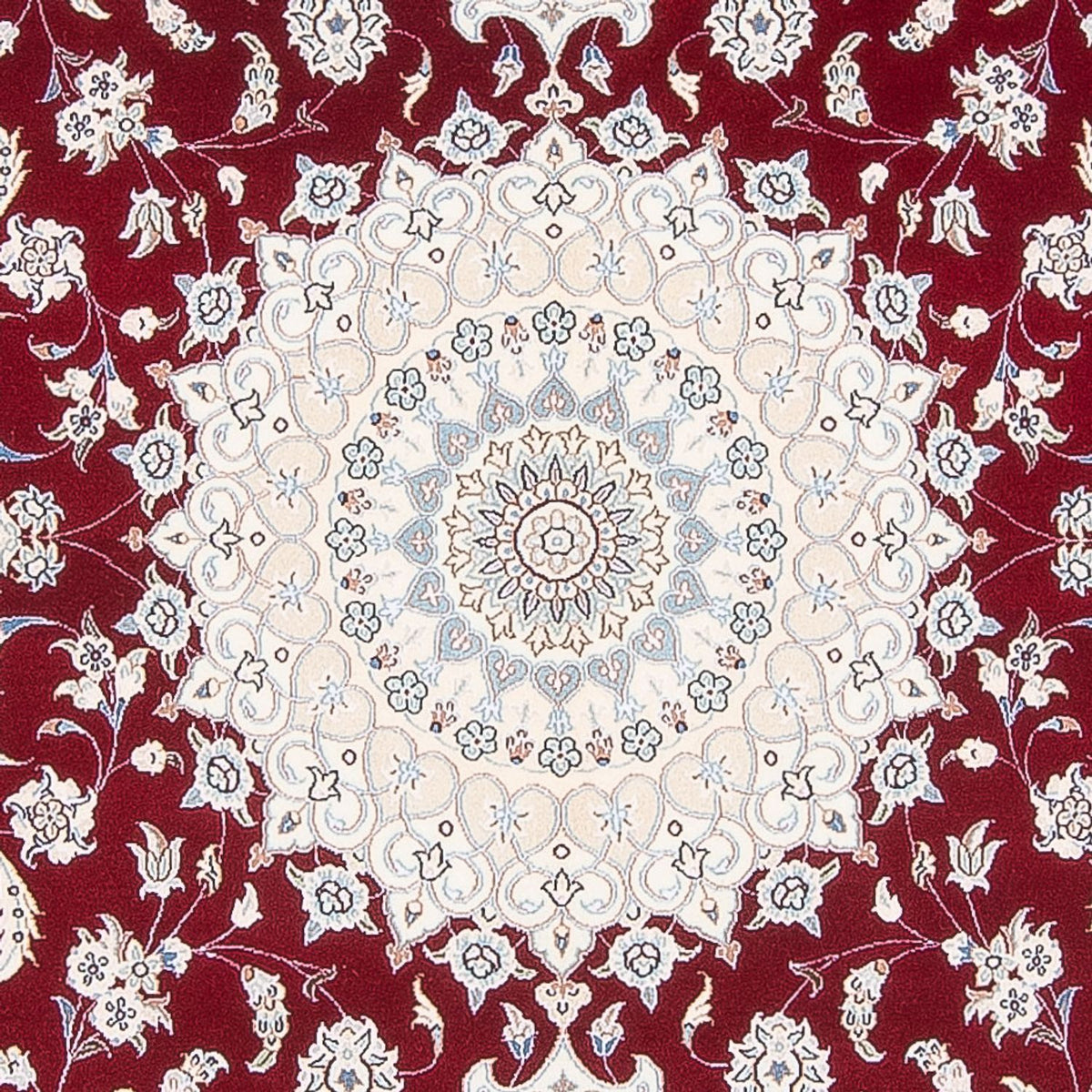 Alfombra Persa - Nain - Prima - 206 x 151 cm - rojo