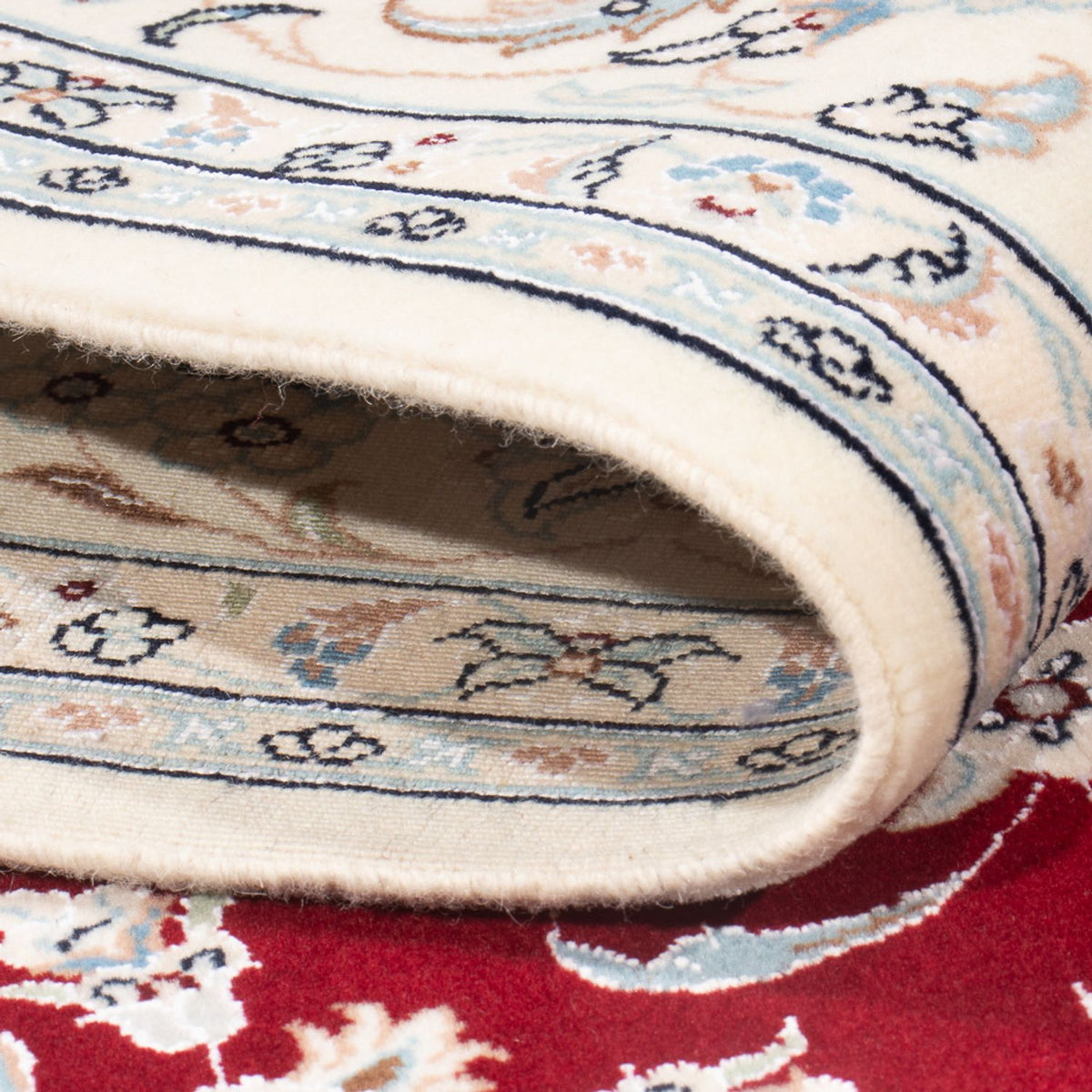 Alfombra Persa - Nain - Prima - 206 x 151 cm - rojo